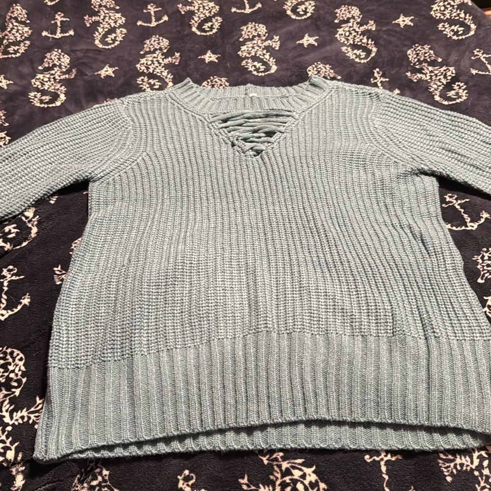 NWT Maurices blue sweater size medium
